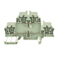 Multi-tier modular terminal, Tension-clamp connection, 2.5 mm², 500 V, 20 A, Number of levels: 2, beige Weidmuller