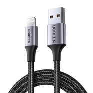 Ugreen US199 60157 USB-A / Lightning MFi cable 1.5m - black, Ugreen