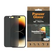 PanzerGlass Classic Fit antibacterial privacy glass for iPhone 14 Pro, PanzerGlass