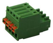 TERMINAL BLOCK, PLUGGABLE, 4POS, 20AWG