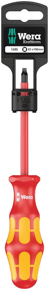 168 i SB VDE Insulated screwdriver for square socket head screws, 1 x # 1x80, Wera