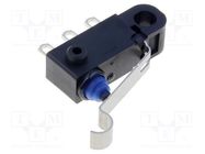 Microswitch SNAP ACTION; 0.1A/125VAC; 2A/12VDC; SPDT; ON-(ON) OMRON Electronic Components