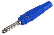 PLUG, 4MM, BLUE