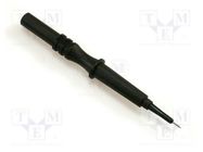 Measuring tip; black; Tip diameter: 0.7mm; Socket size: 4mm ELECTRO-PJP