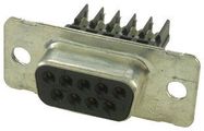 D SUB CONNECTOR, STANDARD, 9 POSITION, RECEPTACLE