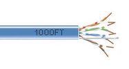 NETWORKING CABLE, CAT5E, , BLUE, 1000FT