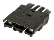 PLUG/RCPT HOUSING, 2POS, PC, BLACK