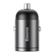 Mini ładowarka samochodowa Baseus Tiny Star USB-C, QC 4.0+, PD, 30W (szara), Baseus