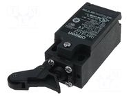 Limit switch; angled lever with roller; NO + NC; 10A; max.240VAC OMRON
