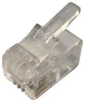 MODULAR, PLUG, IDC, RJ11, FLAT, 4P4C