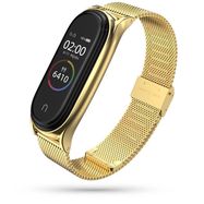 Tech-Protect MilaneseBand strap for Xiaomi Mi Smart Band 7 / 7 NFC - gold, Tech-Protect