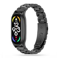 Tech-Protect Stainless Bracelet for Xiaomi Mi Smart Band 7 / 7 NFC - Black, Tech-Protect