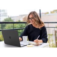 Tech-Protect SmartShell Case for MacBook Air 13&quot; M2 / M3 / 2022-2024 - Clear-Glitter, Tech-Protect