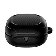 Tech-Protect Rough Carbon Case for Samsung Galaxy Buds FE / 2 Pro / 2 / Live / Pro - Black, Tech-Protect