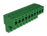 TERMINAL BLOCK, PLUGGABLE, 10POS, 12AWG