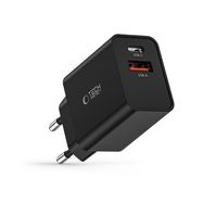 Tech-Protect NC30W Charger USB-C PD 30W / USB-A QC 3.0 - Black, Tech-Protect