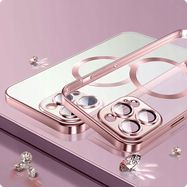 Tech-Protect MagShine Line MagSafe case for iPhone 15 - gold, Tech-Protect