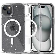 Tech-Protect FlexAir Hybrid MagSafe iPhone 15 Case - Clear Glitter, Tech-Protect