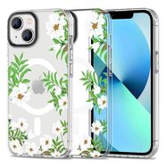 Tech-Protect MagMood MagSafe iPhone 14 Case - Daisies with Leaves, Tech-Protect