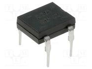 Bridge rectifier: single-phase; 400V; If: 1A; Ifsm: 50A; DB-1; THT DC COMPONENTS