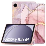 Tech-Protect SmartCase for Samsung Galaxy Tab A9 8.7 X110 / X115 - Pink Marble, Tech-Protect