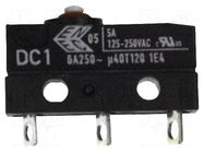 Microswitch SNAP ACTION; 6A/12VDC; SPDT; OFF-(ON); Pos: 2 ZF