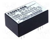 Converter: DC/DC; 2.5W; Uin: 20÷60VDC; Uout: 5VDC; Iout: 500mA CHINFA ELECTRONICS