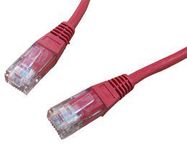 PATCH LEAD,  CAT 5E,  0.5M RED