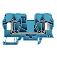 Feed-through terminal block, Tension-clamp connection, 16 mm², 1000 V, 76 A, Number of connections: 2 Weidmuller