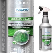 Air freshener for odor neutralization CLINEX Nano Protect Silver Odor Killer - Green Tea 1L, Clinex