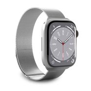 Puro Milanese Stainless Steel Strap for Apple Watch 42 / 44 / 45 / 49 mm - Silver, Puro