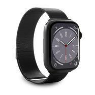 Puro &#39;MILANESE&#39; Watch band for Apple Watch 42-44-45-49m, black, Puro