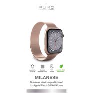 Puro Milanese Stainless Steel Apple Watch Band 38/40/41mm - Pink, Puro