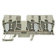 Feed-through terminal block, Tension-clamp connection, 10 mm², 800 V, 57 A, Number of connections: 3 Weidmuller