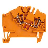 Feed-through terminal block, Tension-clamp connection, 2.5 mm², 800 V, 24 A, Number of connections: 2 Weidmuller