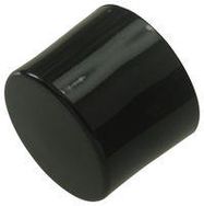 CAP, SWITCH, 10MM DIA, BLACK