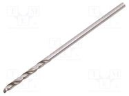 Drill bit; for metal; Ø: 1.5mm; Features: hardened 