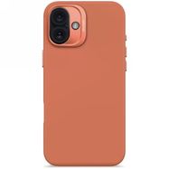 Decoded AntiMicrobial Silicone Backcover with MagSafe for iPhone 16 Plus - Orange, Decoded