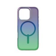 ZAGG Milan Snap Case with MagSafe for iPhone 16 Pro - Green/Purple, Zagg