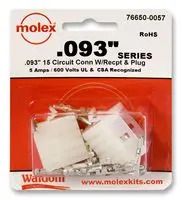 P AND S CONN .093 CONN KIT PNL MNT PLUG