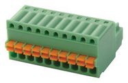 TERMINAL BLOCK, PLUGGABLE, 10POS, 20AWG