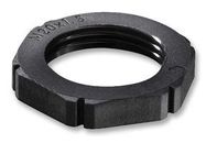 LOCKNUT, PLASTIC, BLACK, M20