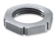 LOCKNUT, PLASTIC, GREY, M32