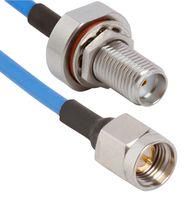 COAX CABLE, SMA RP PLUG-BLKHD JACK, 6"