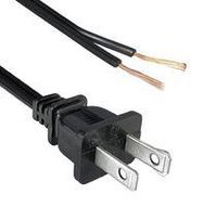 POWER CORD, 1-15P/FREE END, 2.75M, 10A