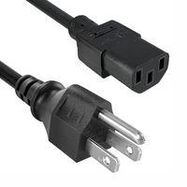 POWER CORD, NEMA 5-15P-IEC C13, 79"