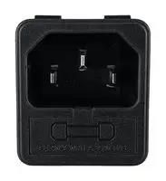 POWER ENTRY, INLET, 10A, 250VAC, QC