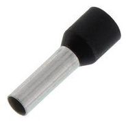 TERMINAL, FERRULE, 12 X 3.5MM, BLACK