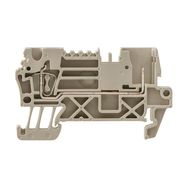 Feed-through terminal block, Tension-clamp connection, 2.5 mm², 500 V, 24 A, Number of connections: 2 Weidmuller