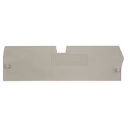 Partition plate (terminal), End and intermediate plate, 92.95 mm x 27 mm, dark beige Weidmuller